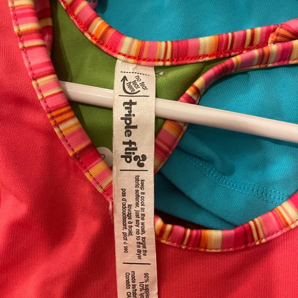 triple flip athletic wear girls size 6 top and skirt set - Picture 4 of 4